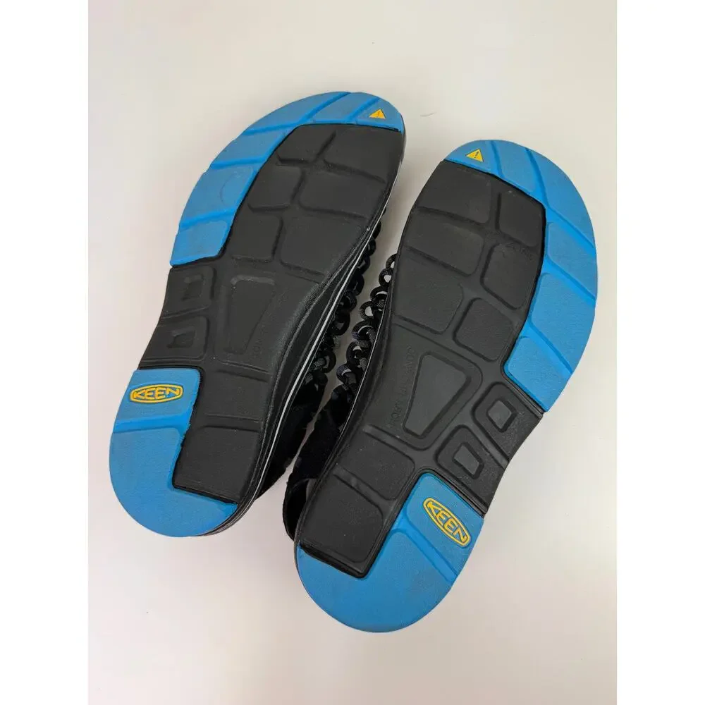 Keen Uneek Unisex Shoes Men 7 / 9 Black Braided Rope Hiking Sandals 1014617